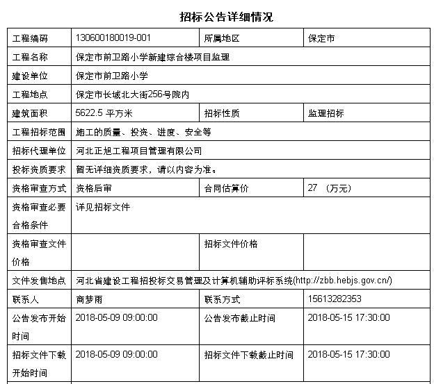 保定市最新招标公告详解